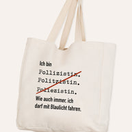 Ich bin Polizistin - Stofftasche