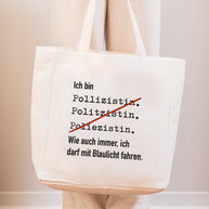 Ich bin Polizistin - Stofftasche