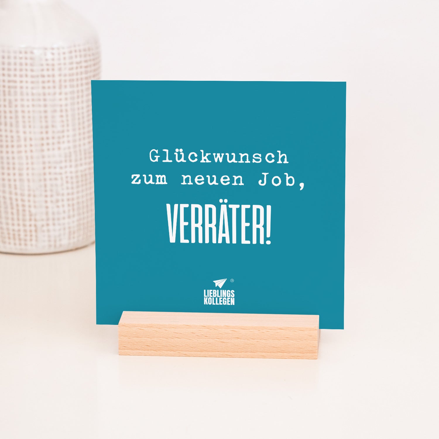 Verräter - Karten im Holzaufsteller Karten im Holzaufsteller Lieblingskollegen®