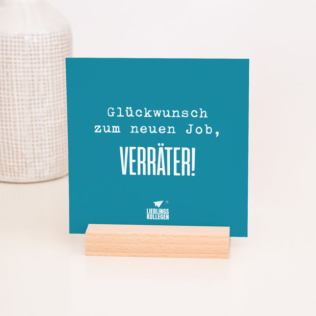 Verräter - Karten im Holzaufsteller