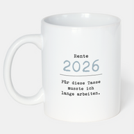 Rente - Tasse Tasse Lieblingskollegen®