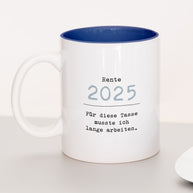 Rente - Tasse Dunkelblau Tasse Lieblingskollegen