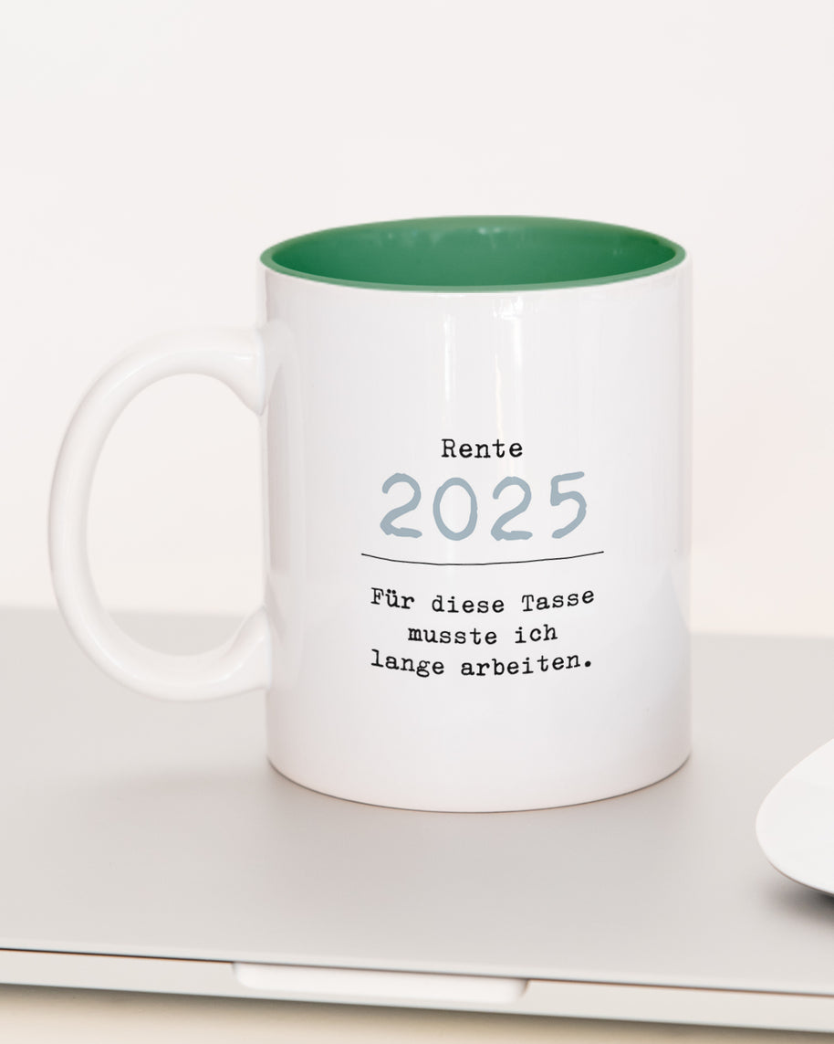 Rente - Tasse Dunkelgrün Tasse Lieblingskollegen