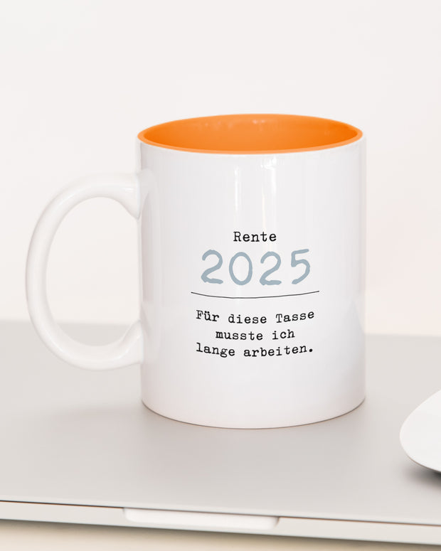Rente - Tasse Orange Tasse Lieblingskollegen