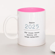Rente - Tasse Pink Tasse Lieblingskollegen