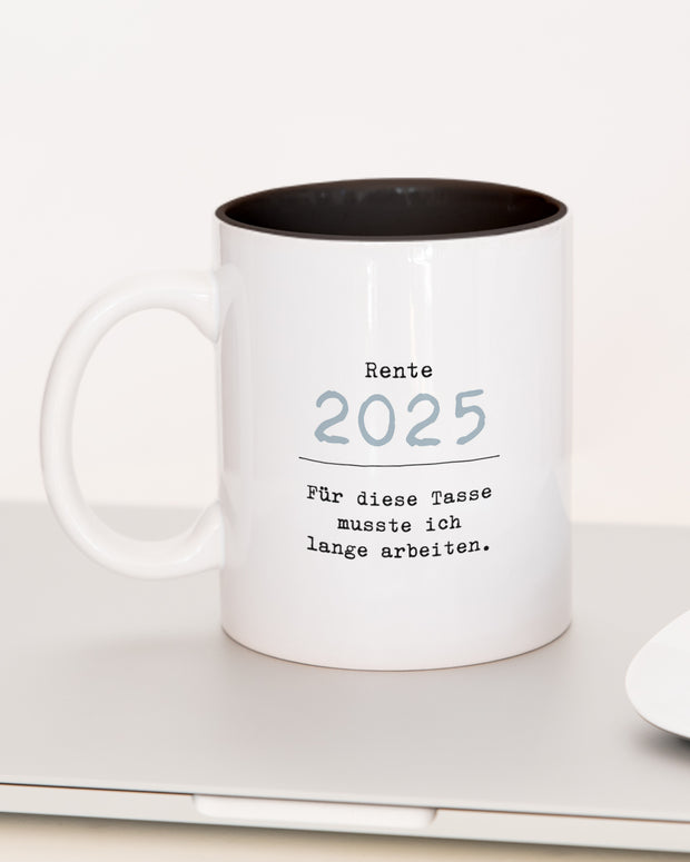 Rente - Tasse Schwarz Tasse Lieblingskollegen