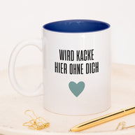 Wird kacke hier - Tasse