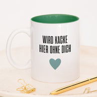Wird kacke hier - Tasse