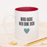 Wird kacke hier - Tasse
