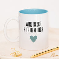 Wird kacke hier - Tasse