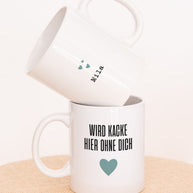 Wird kacke hier - Tasse