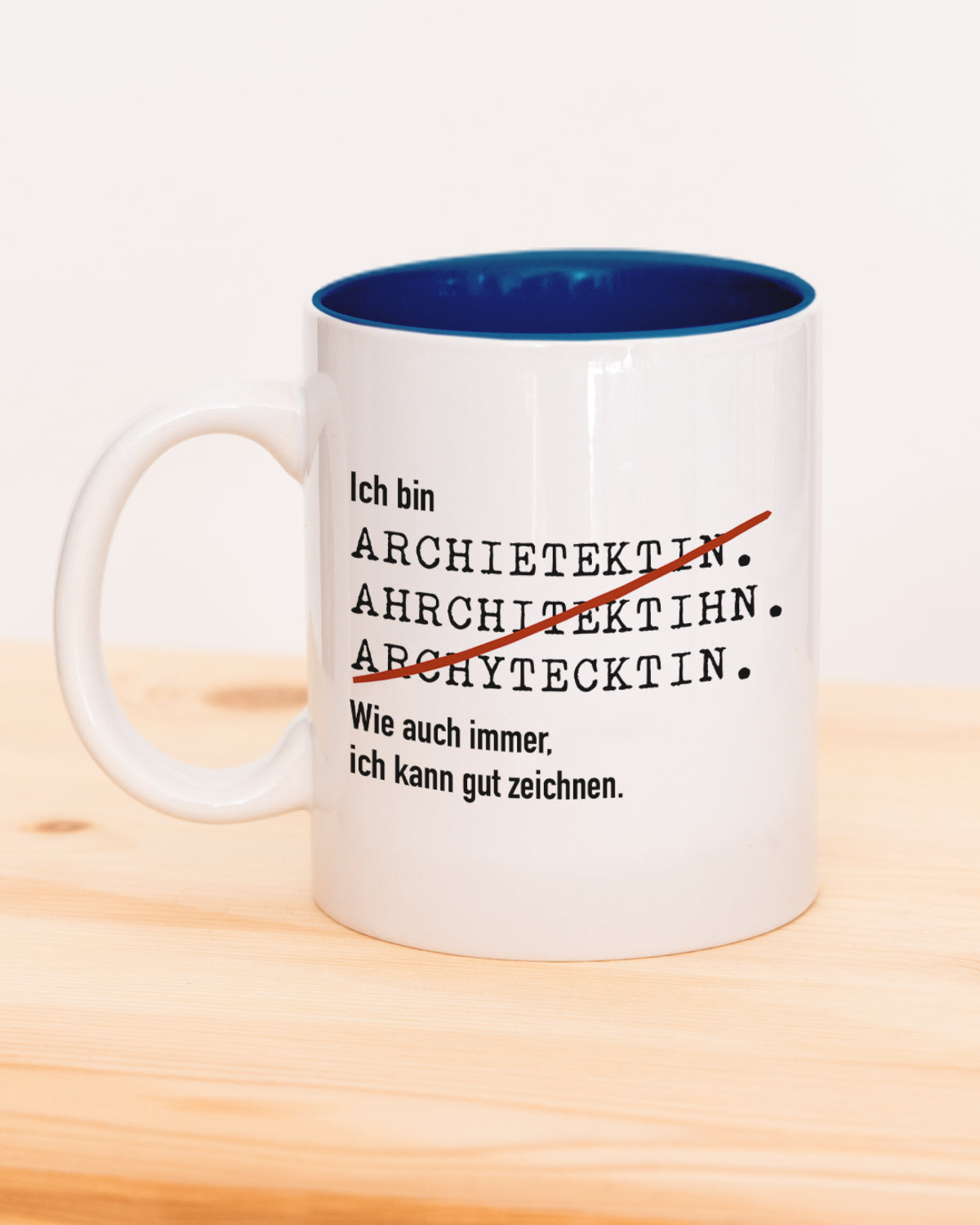 Ich bin Architekt/in - Tasse Architektin Dunkelblau Tasse Lieblingskollegen®