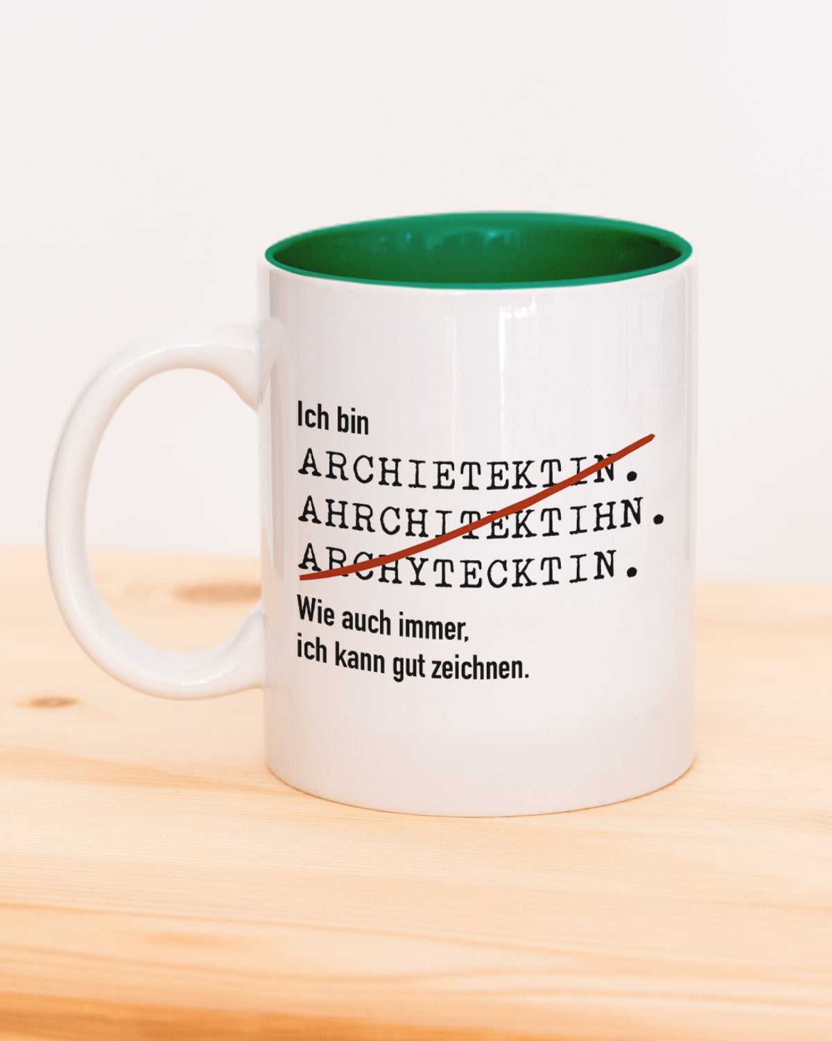 Ich bin Architekt/in - Tasse Architektin Dunkelgrün Tasse Lieblingskollegen®