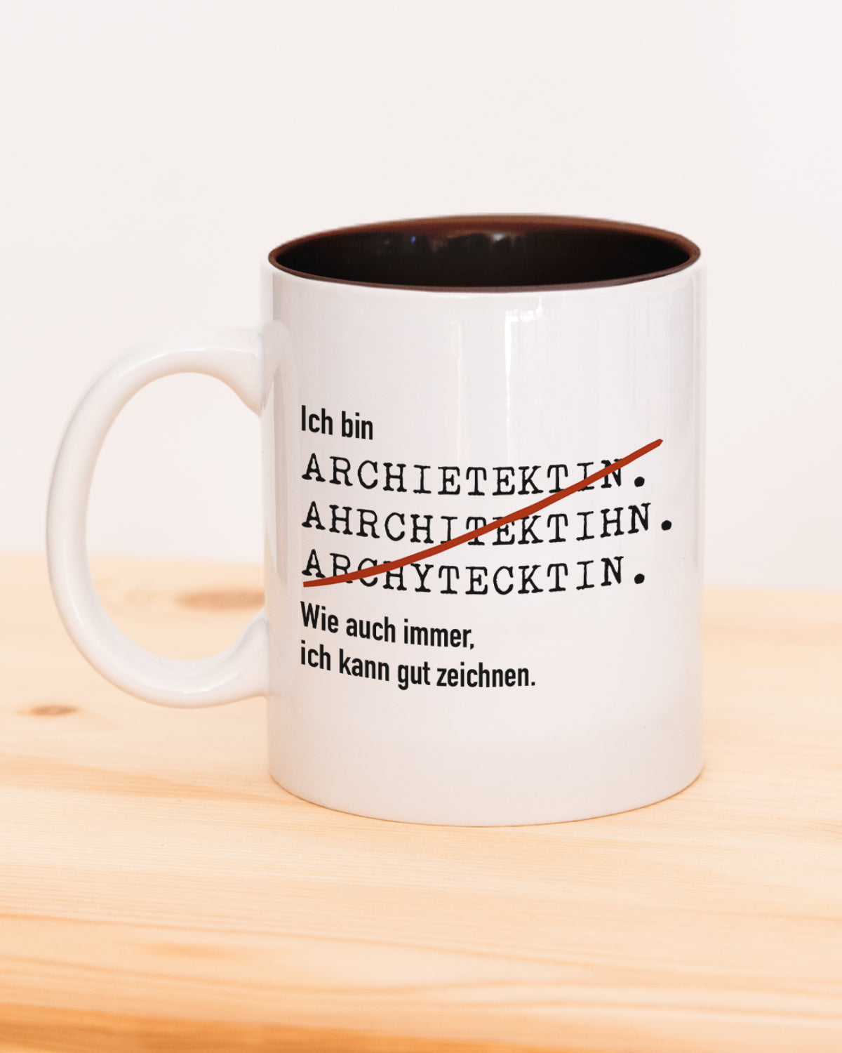 Ich bin Architekt/in - Tasse Architektin Schwarz Tasse Lieblingskollegen®