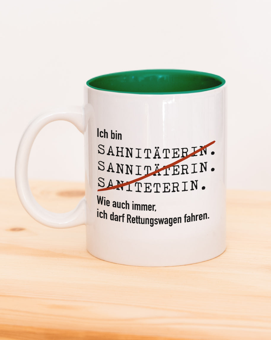 Ich bin Sanitäter/in - Tasse Tasse Lieblingskollegen®