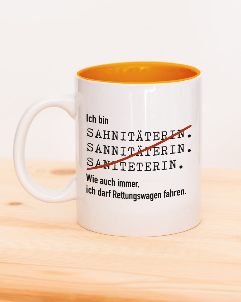 Ich bin Sanitäter/in - Tasse Tasse Lieblingskollegen®