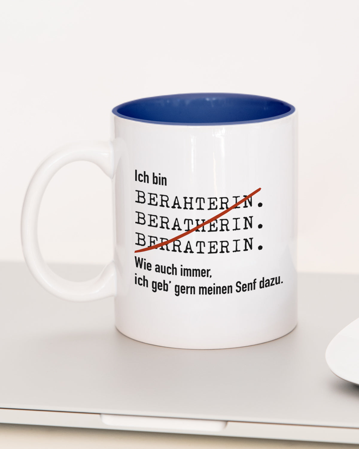 Ich bin Berater/in - Tasse Beraterin Dunkelblau Tasse Lieblingskollegen®