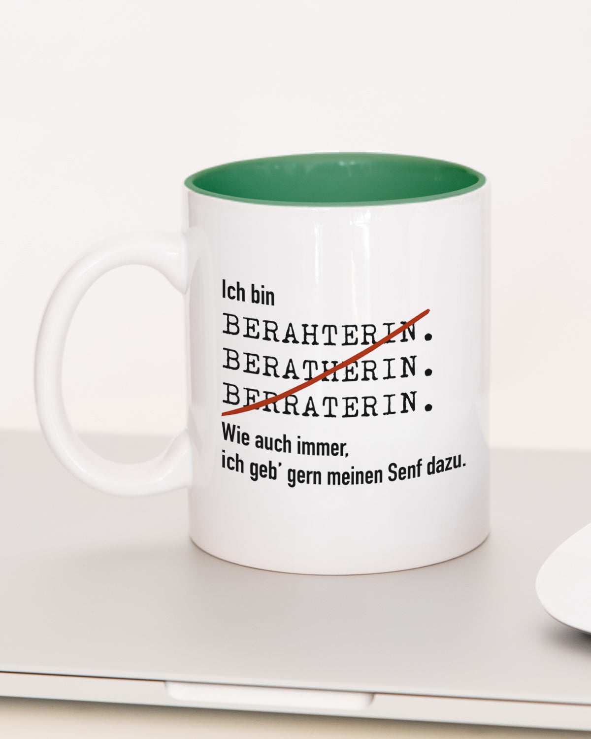 Ich bin Berater/in - Tasse Beraterin Dunkelgrün Tasse Lieblingskollegen®