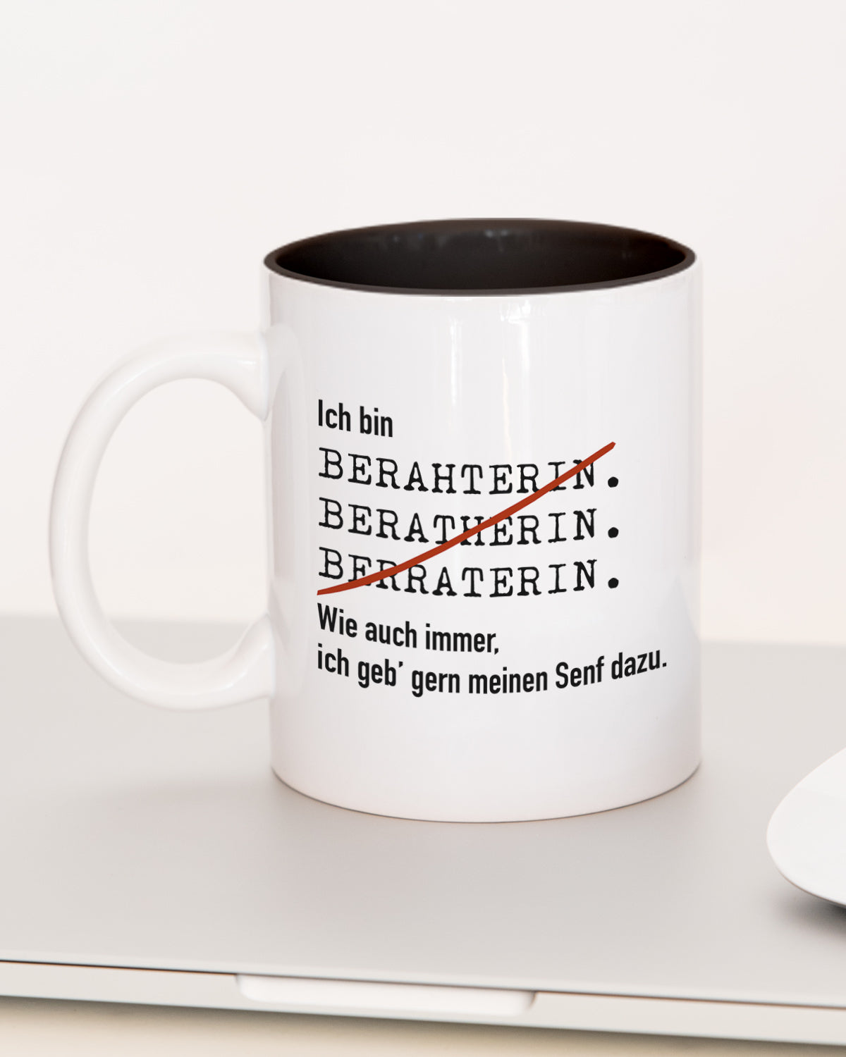 Ich bin Berater/in - Tasse Beraterin Schwarz Tasse Lieblingskollegen®