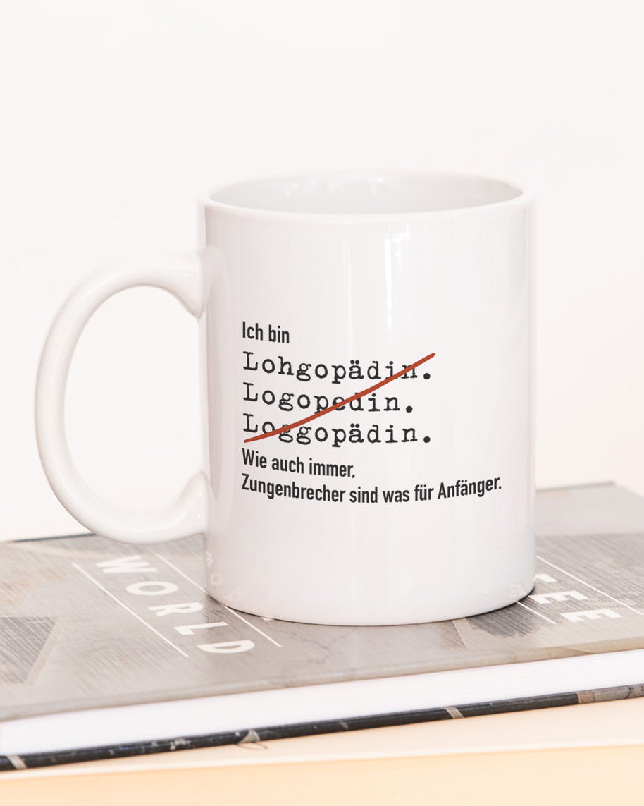 Ich bin Logopäde/in - Tasse Logopädin Weiß Tasse Lieblingskollegen®