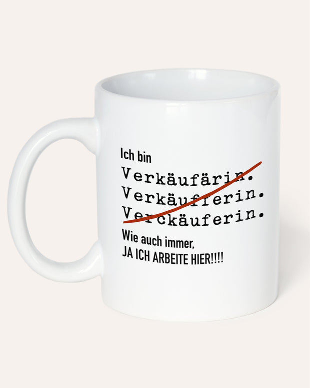 Ich bin Verkäufer/in - Tasse