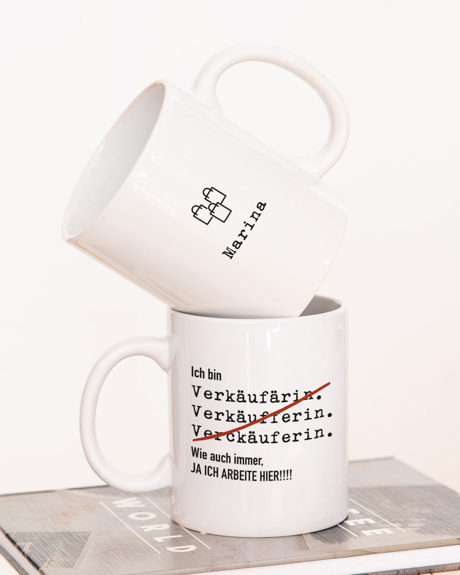 Ich bin Verkäufer/in - Tasse