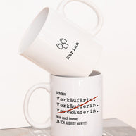 Ich bin Verkäufer/in - Tasse