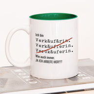 Ich bin Verkäufer/in - Tasse
