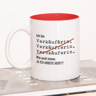 Ich bin Verkäufer/in - Tasse