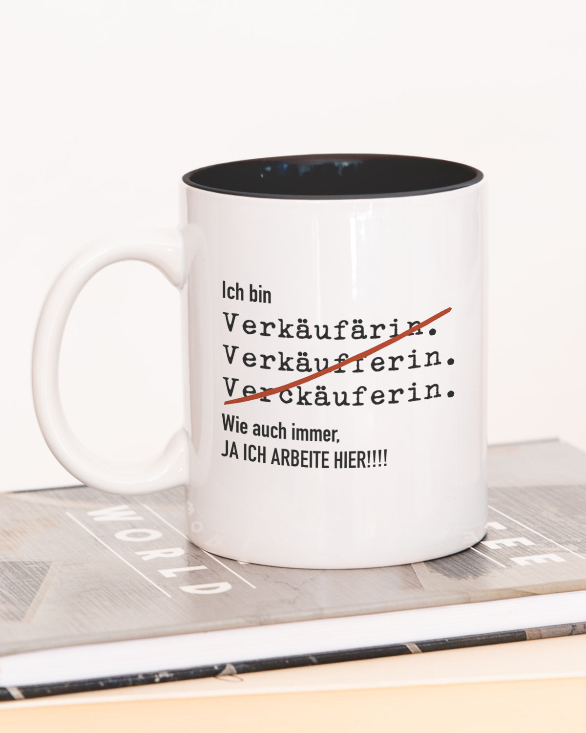 Ich bin Verkäufer/in - Tasse Verkäuferin Schwarz Tasse Lieblingskollegen®