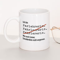 Ich bin Fahrlehrer/in - Tasse Fahrlehrerin Weiß Tasse Lieblingskollegen®