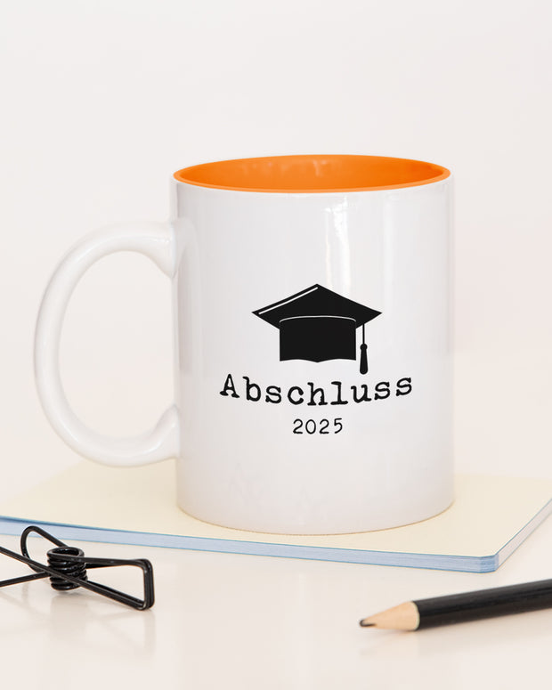 Abschluss - Tasse Orange Tasse Lieblingskollegen