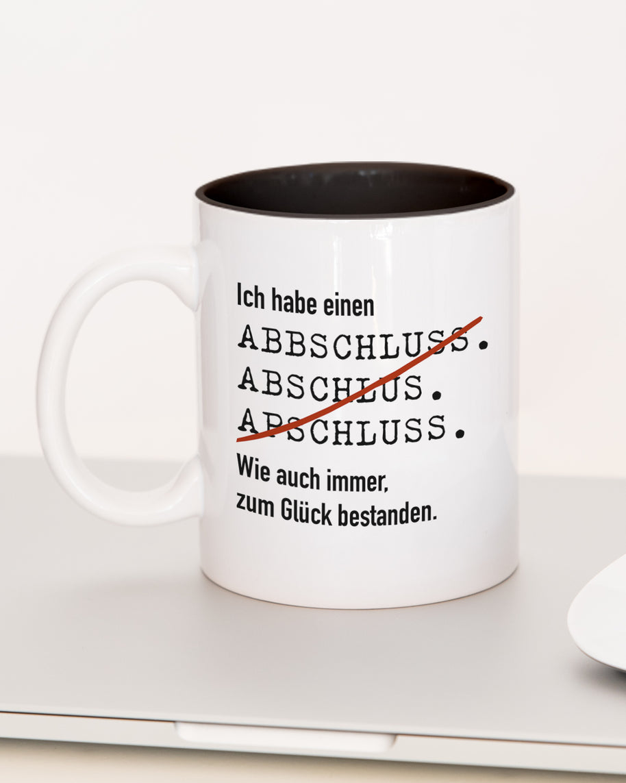 Ich habe einen Abschluss - Tasse Schwarz Tasse Lieblingskollegen