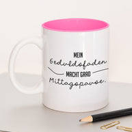 Geduldsfaden - Tasse Pink Tasse Lieblingskollegen®