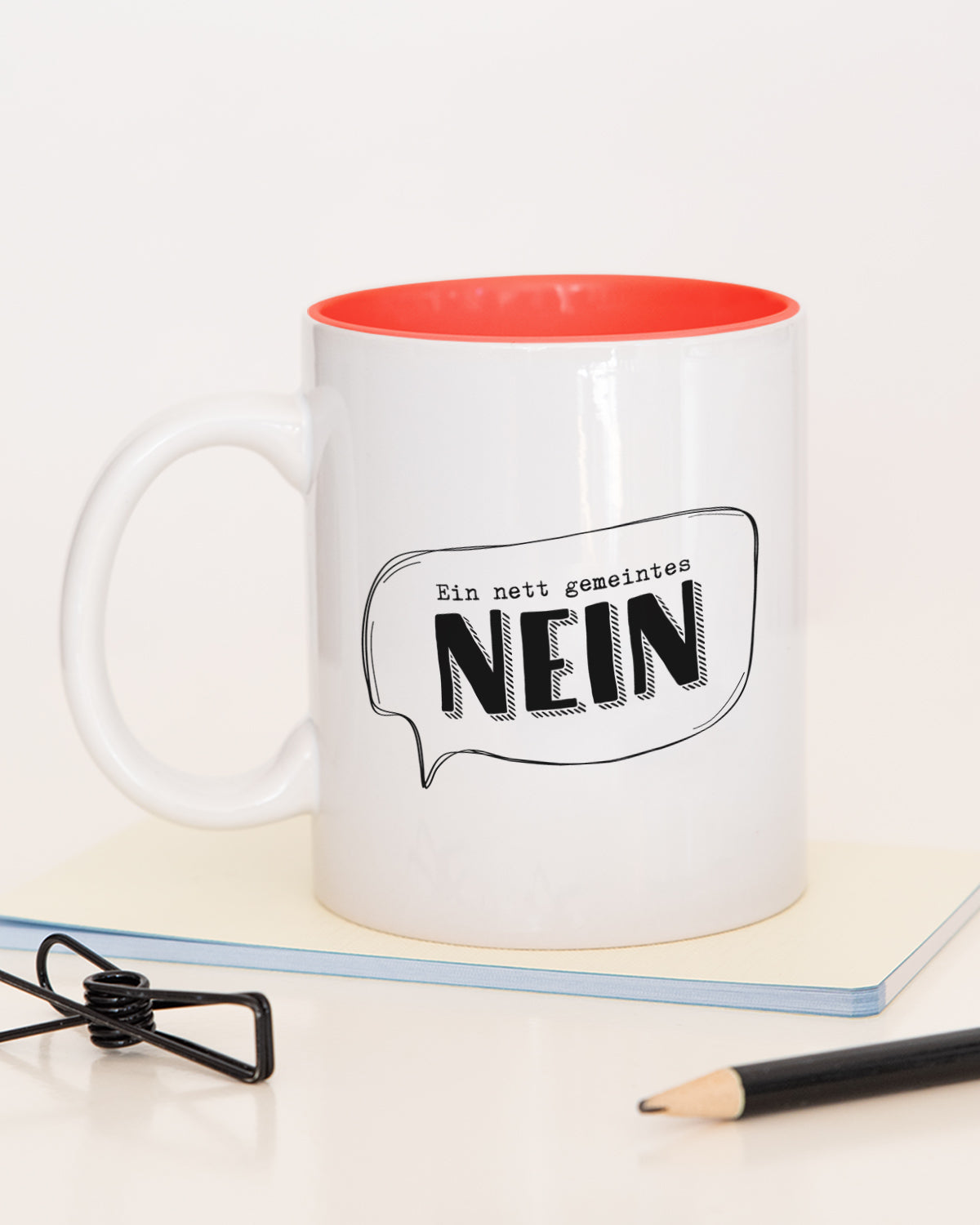 Ein nett gemeintes Nein - Tasse Rot Tasse Lieblingskollegen®