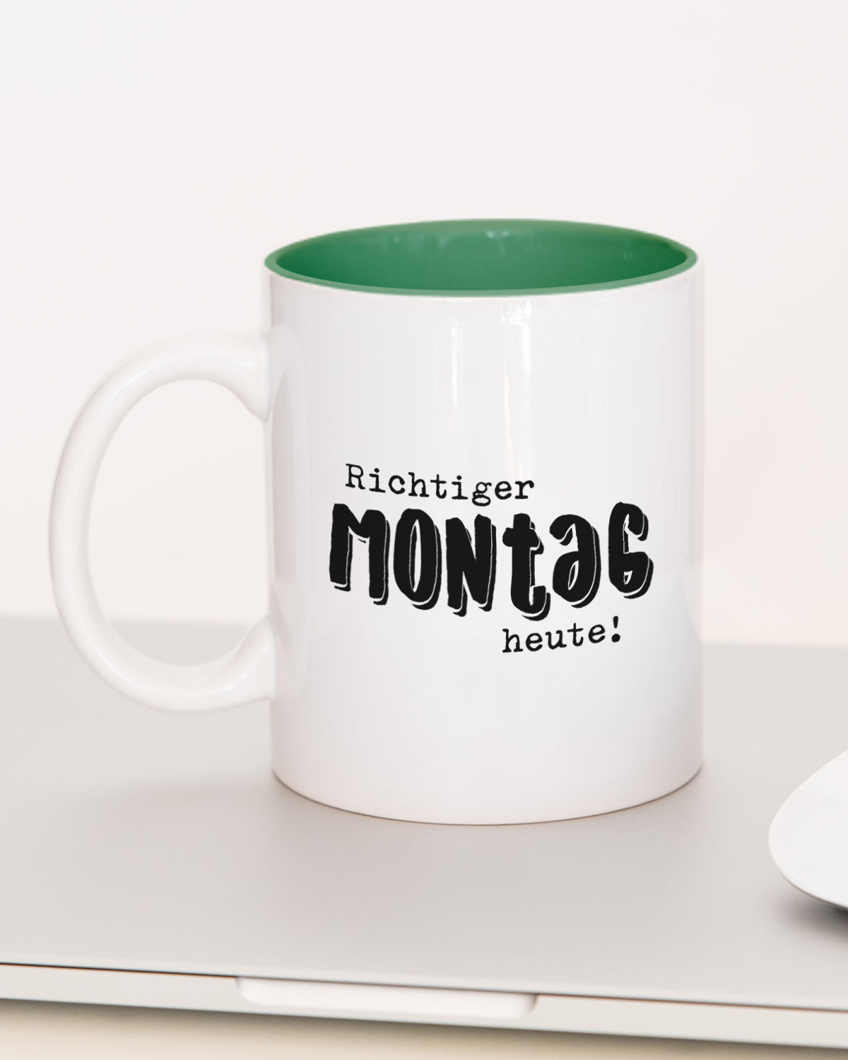 Richtiger Montag - Tasse Dunkelgrün Tasse Lieblingskollegen®