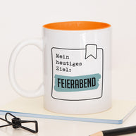 Feierabend - Tasse Orange Tasse Lieblingskollegen®