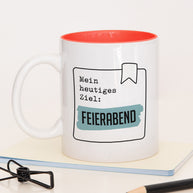 Feierabend - Tasse Rot Tasse Lieblingskollegen®