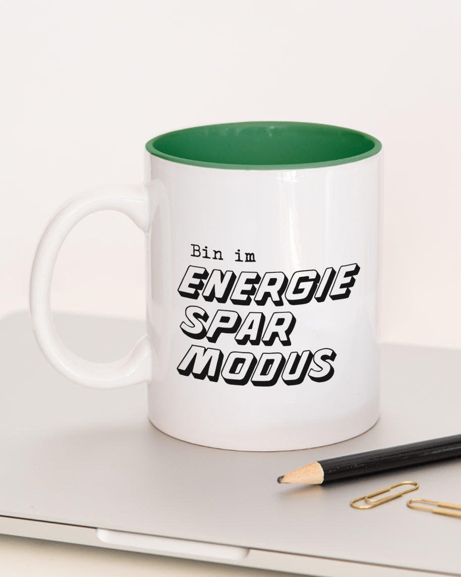 Energiesparmodus - Tasse Dunkelgrün Tasse Lieblingskollegen®