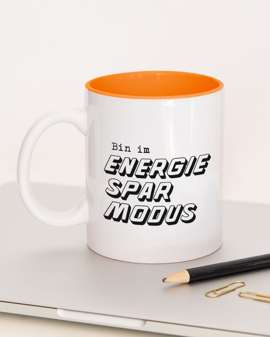 Energiesparmodus - Tasse Orange Tasse Lieblingskollegen®