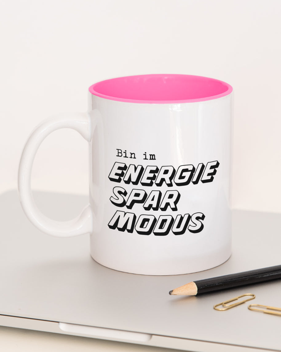 Energiesparmodus - Tasse Pink Tasse Lieblingskollegen®