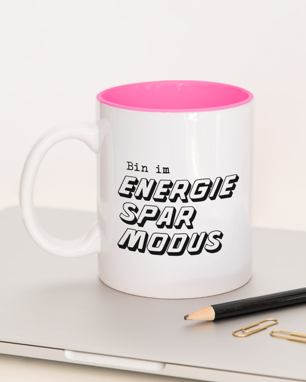 Energiesparmodus - Tasse Pink Tasse Lieblingskollegen®