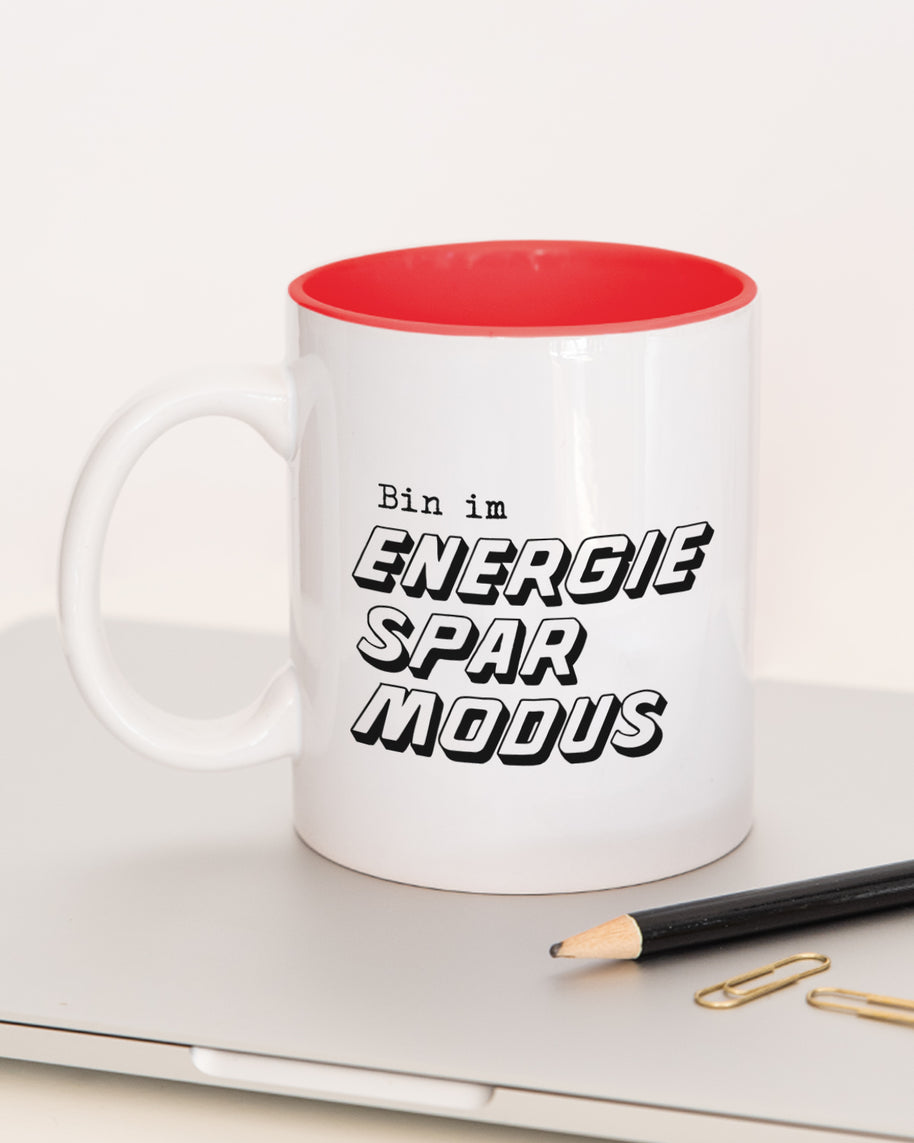 Energiesparmodus - Tasse Rot Tasse Lieblingskollegen®
