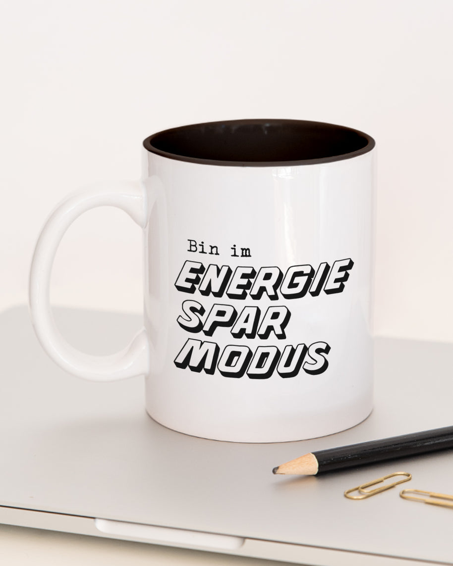 Energiesparmodus - Tasse Schwarz Tasse Lieblingskollegen®
