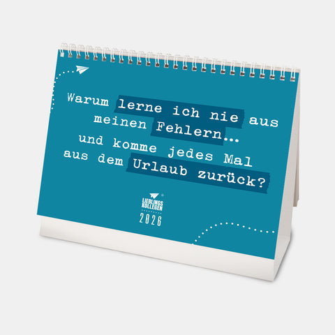 Best of LK - Monatstischkalender 2026 Kalender Lieblingskollegen®