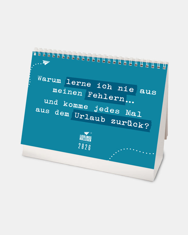 Monatstischkalender 2026 Lieblingskollegen Kalender Schreibtisch 
