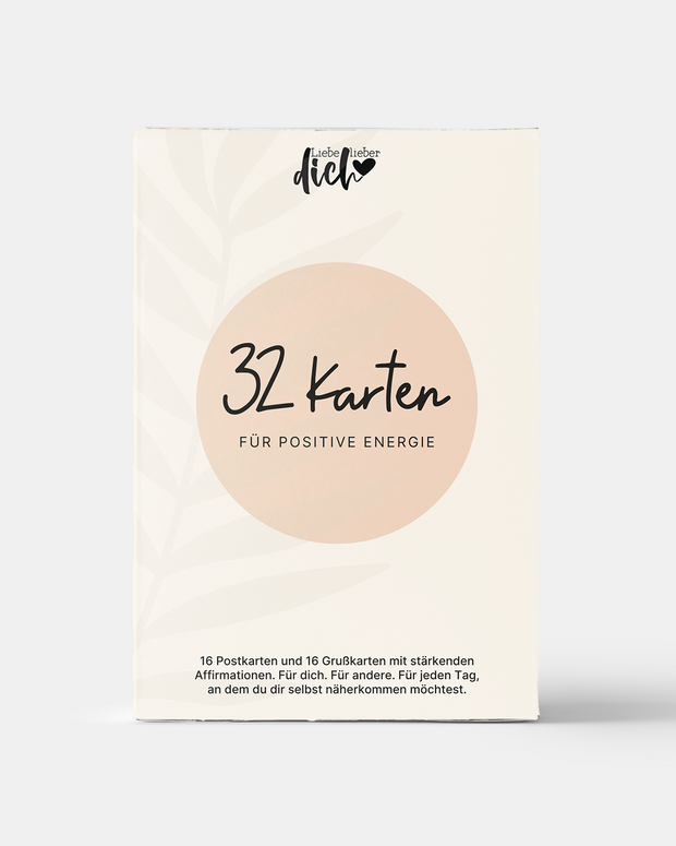 Für Positive Energie - 32er Karten-Set Postkarten-Set Visual Statements®