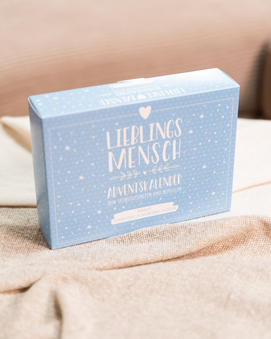 Lieblingsmensch - Adventskalender zum Befüllen