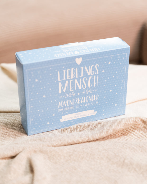 Lieblingsmensch - Adventskalender zum Befüllen