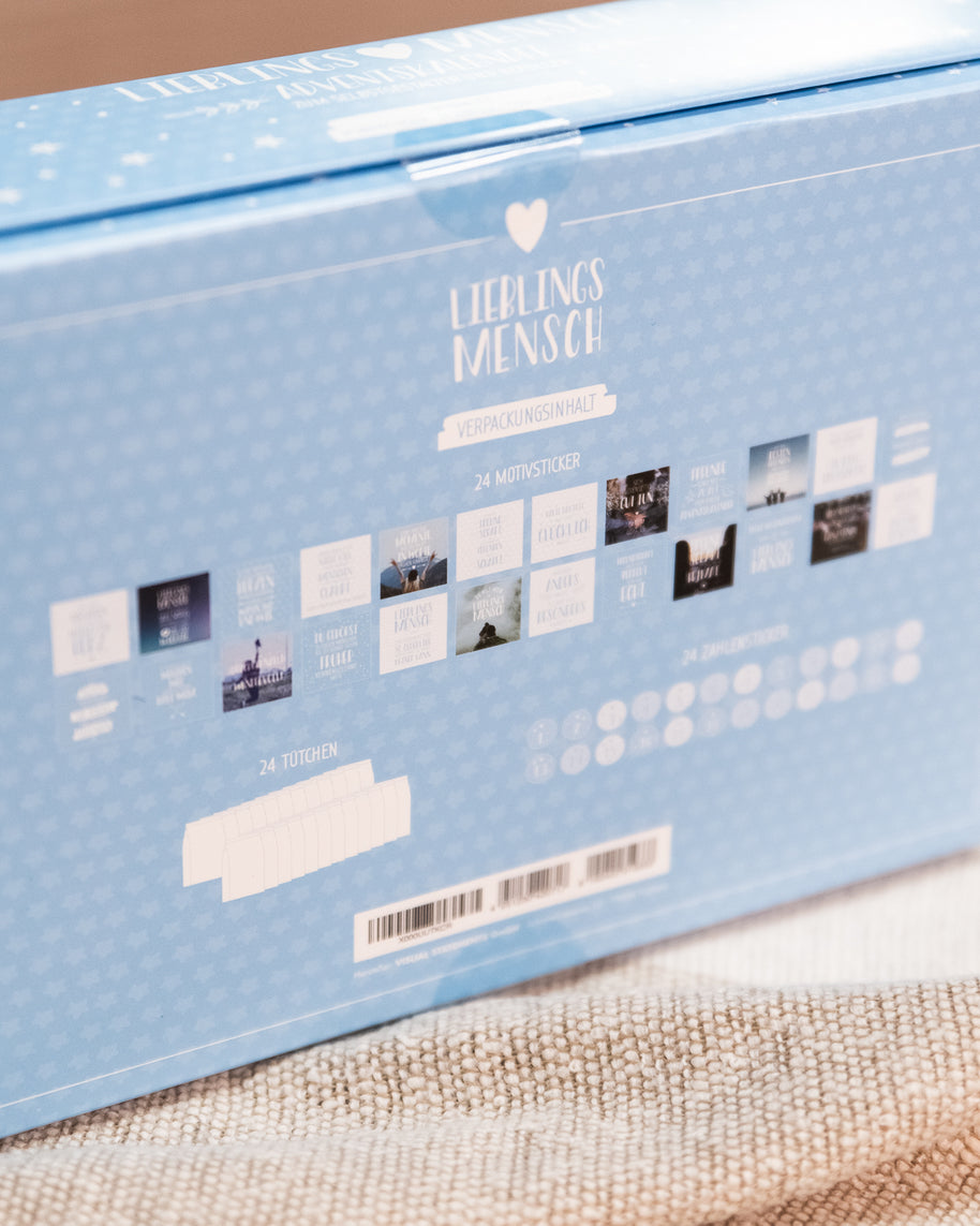 Lieblingsmensch - Adventskalender zum Befüllen